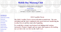 Desktop Screenshot of mobilebaymustangclub.org
